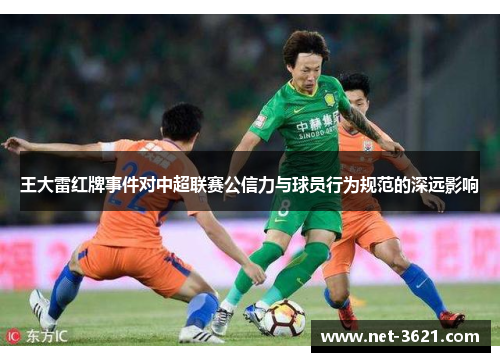 王大雷红牌事件对中超联赛公信力与球员行为规范的深远影响